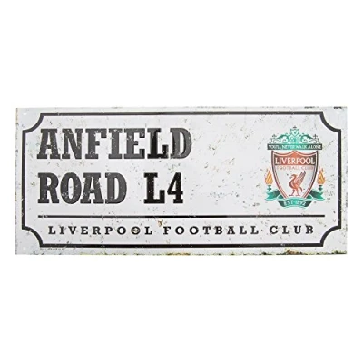 Image of Liverpool Retro Street Sign Multi Colour