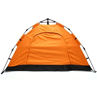 Image of Pop Up Tent 1 2 Man Automatic Beach Shelter Festivals Outdoor Camping Fishing 200x150x110cm (Orange)