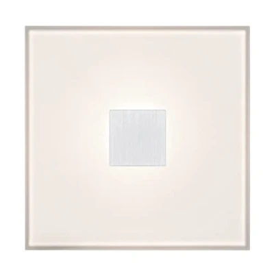 Image of Paulmann 78400 LumiTiles LED Tile Square addition IP44 10x10cm incl. 1x0.8W dimmable warm white, white plastic, aluminium bathroom lighting 2700K