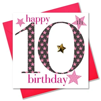 Image of Claire Giles AGE10G Ages Age 10 Girl Birthday Card