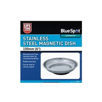 Image of BlueSpot 07649 150mm (6&quot;) Stainless Steel Magnetic Dish