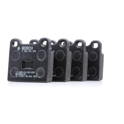 Image of Bosch BP1681 Brake Pads Front Axle ECE R90 Certified 1 Set of 4