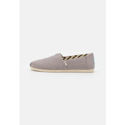 Image of TOMS Alpargata Slipons, Women&#039;s, Size: 6, Grey Textile