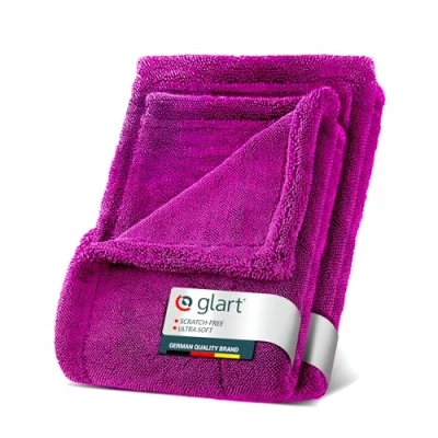 Image of Glart 44TW68P Set Twist Car drying Cloths XXL Premium 80x55cm &amp; 60x40cm microfiber towels for scratch free drying. Large towel cars and motorcycles