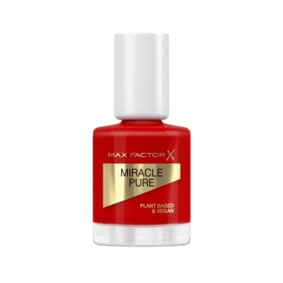 Image of Max Factor Miracle Pure Nail Polish, Scarlet Poppy 305, 12ml