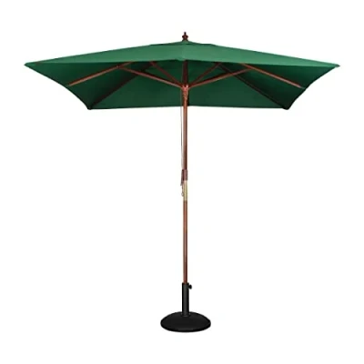 Image of Bolero Square Double Pulley Parasol 2.5m Diameter Green