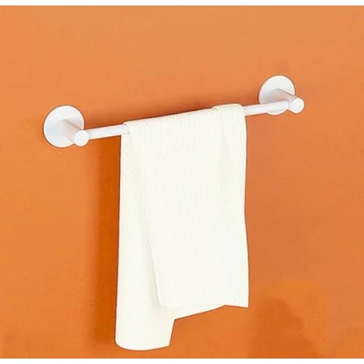 Image of Space Aluminum Towel Bar,bathroom Single Bar Rack,wall mounted Bathroom Rack,towel Rails Wall Mounted,bathroom Storage,towel Holders,black/white