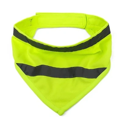 Image of House of Paws Hi Vis Dog Bandana High Visibility, Reflective Yellow
