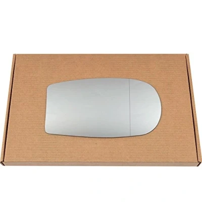 Image of Less4spares Wing Mirror Glass Right Compatible with Fiat Punto 1999 2009 STICK ON Driver Off Side Blind Spot