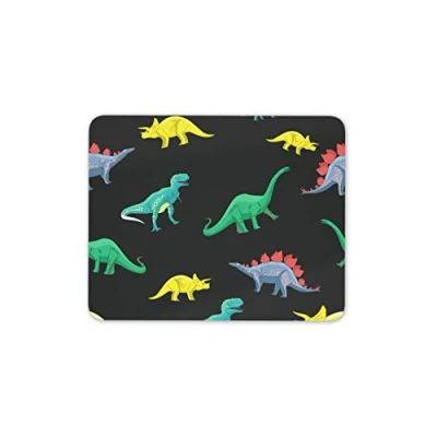 Image of Destination Vinyl ltd Dinosaur Mouse Mat Pad Jurassic Dinosaurs Kids Computer #13127
