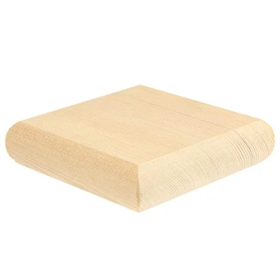 Image of Jackson Woodturners Hemlock Flat Newel Cap Rebated to fit a 90mm Post