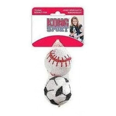 Image of KONG Sport Balls Dog Toy Premium Squeak Tennis Balls, Gentle on Teeth (Assorted Style) For Large Dogs