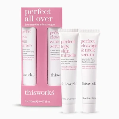 Image of This Works Perfect All Over Kit, Cleavage &amp; Neck Serum and Legs Skin Miracle Pamper Gift Set for Women
