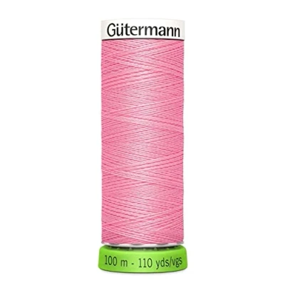 Image of Gutermann 723860 758 Sew All 100% Recycled Polyester Thread 100mtr, Light Pink, One Size