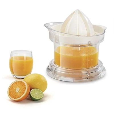 Image of Metaltex 252005000 Citrus juicer, Plastic PP/PS, 300 milliliters, Transparent/White