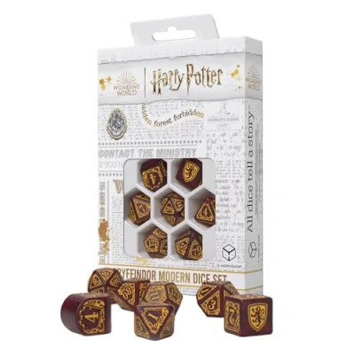 Image of Harry Potter pack dés Gryffindor Modern Dice Set Red (7)