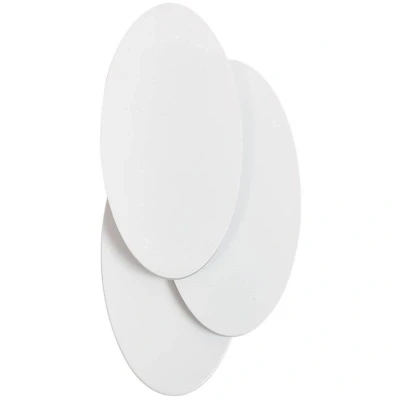 Image of Lindby LED wall light Kolme, white, plastic, 28 cm