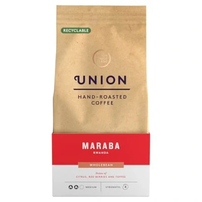 Image of Union Hand Roasted Coffee Maraba Rwanda Wholebean, 200g