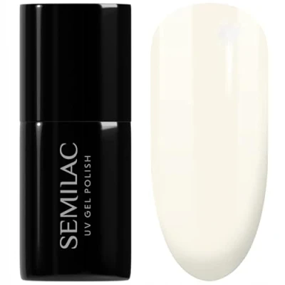 Image of SEMILAC 388 Sunny Lemon Nail UV Gel Polish Long Lasting and Easy to Apply Soak off UV/Led Perfect for Home Professional Manicure Pedicure 7 ml