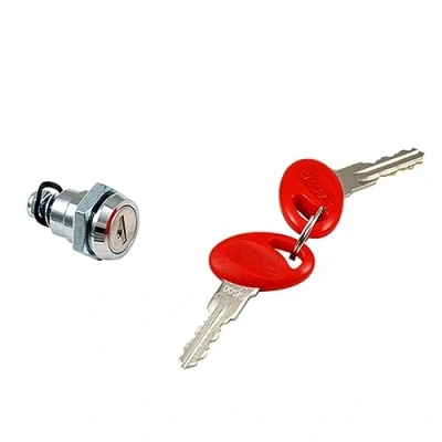 Image of Shad 201722R Replacement Cylinder and Keys Set for Standard Lock, Silver