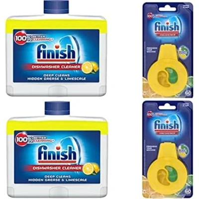 Image of Finish Dishwasher Freshener and Cleaner Multipack