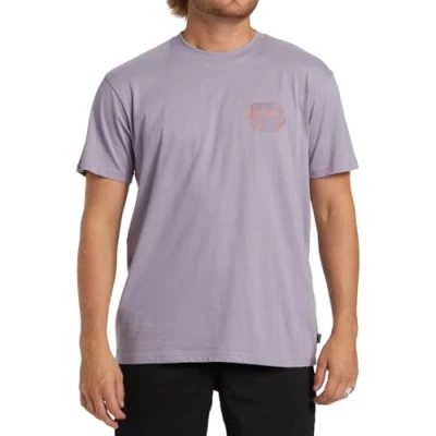 Image of Billabong Crayon WAVE Print Tshirt, Men&#039;s, Size: Medium, Skw