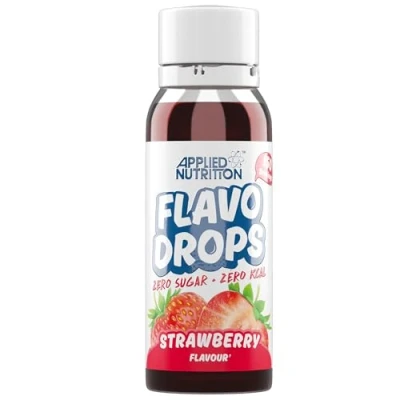Image of Applied Nutrition Flavor Drops Zero Calorie Enhancer Best Taste Experience Diet Companion Sugar Free Delight (38ml 150 Servings) (Strawberry)