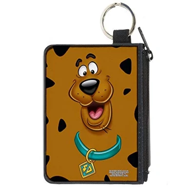 Image of Buckle Down Women&#039;s Standard Canvas Coin Purse Scooby Doo, 4.25&quot; x 3.25&quot;