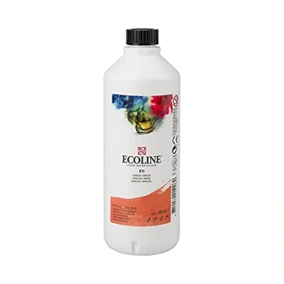 Image of Royal Talens Ecoline Liquid Watercolor, 490ml Bottle, Vermilion (11723110)