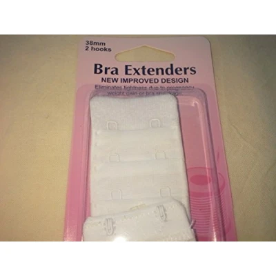 Image of Bra Back Extenders 38mm, White 2 hooks