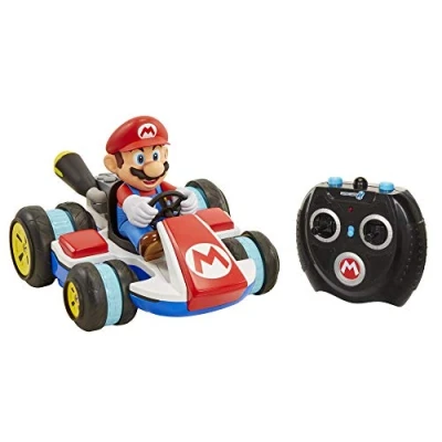 Image of Nintendo Super Mario Kart 8 Mini Anti Gravity RC Racer 2.4Ghz, with full function steering create 360 spins, whiles and drift! Up to 100 ft. Range For Kids ages 4+