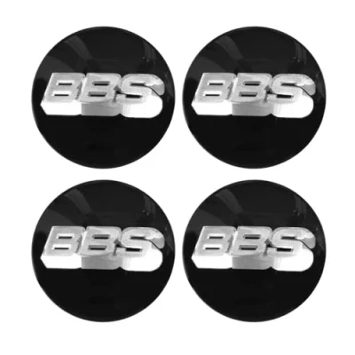 Image of SANSHAOS Car Center Hub Caps Sticker Wheel Centre Badge Logo Cap Trims for BBS 56MM 60MM 65MM 70MM 80MM, Set Of 4,D