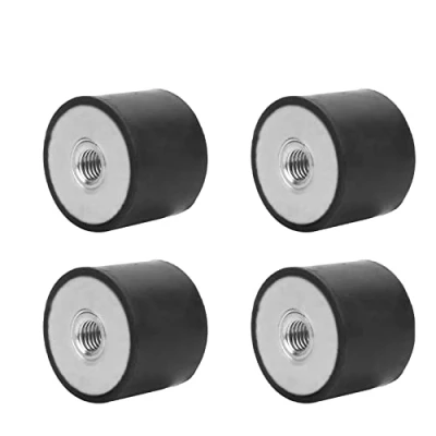 Image of 4Pcs M10 Shock Absorber Rubber Isolator Mounts, Anti Vibration Silent Block, Damper, Female Thread, for Gasoline Engines, Water Pumps(DE40*30 M10)