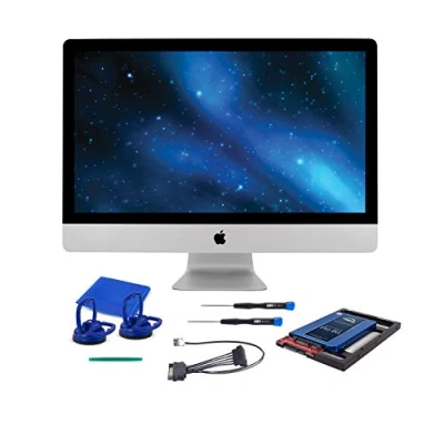Image of OWC SSD Upgrade Bundle For 2011 iMacs, Mercury Electra 250GB 6G SSD, AdaptaDrive 2.5&quot; to 3.5&quot; Drive Converter Bracket, In line Digital Thermal Sensor Cable, Installation tools
