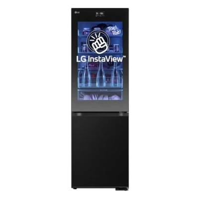 Image of LG InstaView GBG7190CEV Smart 60/40 Fridge Freezer Essence Black Steel,