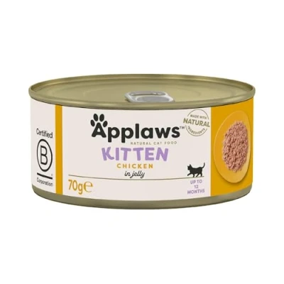 Image of Applaws Chicken Kitten Food, 70 g, Pack of 24