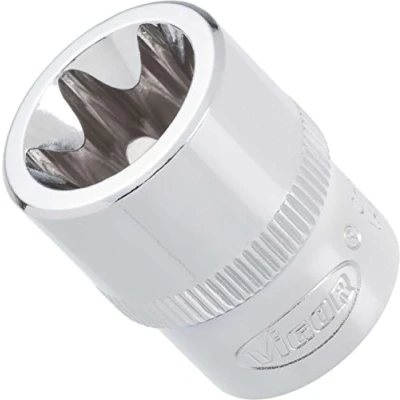 Image of Vigor V2728 Torx Socket E8 mm, Length 28 3/8&quot;