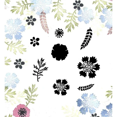 Image of Card io CDMASU 03 Summer Meadow Clear Stamp Set, 10.6x9.4x0.3 cm