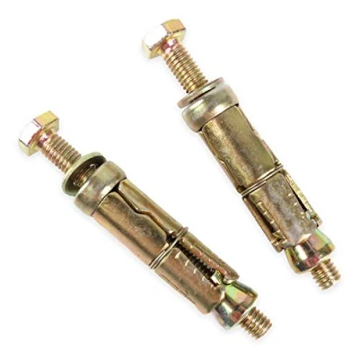 Image of 2X Heavy Duty Loose Bolt Shield Anchors M8 x 90mm Expansion Bolts for Brick, Concrete &amp; Masonry