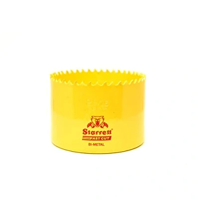 Image of Starrett HSS Bi Metal Hole Saw FCH0296 Fast Cut Extra Cobalt For Stainless Mild Sheet Wood Plastic Various Materials 65mm