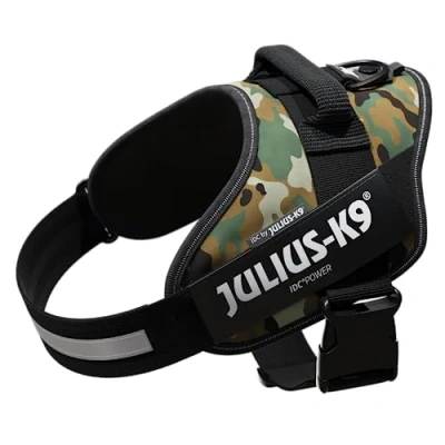 Image of Julius K9, 16IDC C 1, IDC Powerharness, dog harness, Size: L/1, Camouflage
