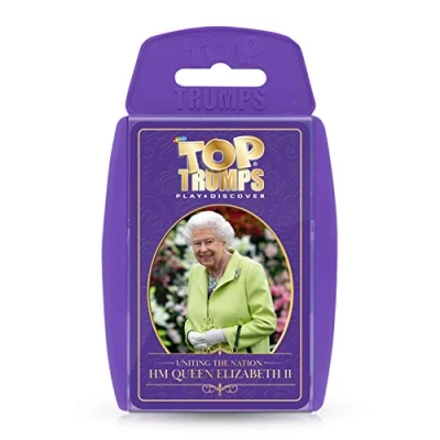 Image of HM Queen Elizabeth Top Trumps Card Game