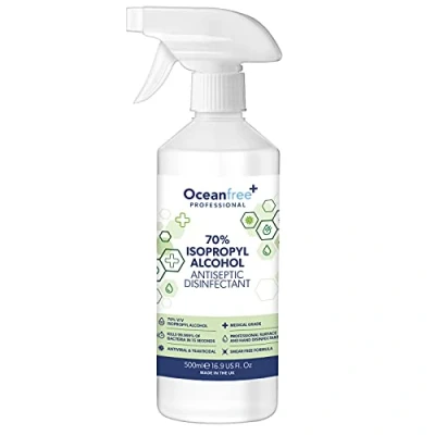 Image of IPA Disinfectant Rubbing Isopropyl Alcohol 500ml Kills 99% Bacteria, Germs Sanitiser Sanitizer (Single)
