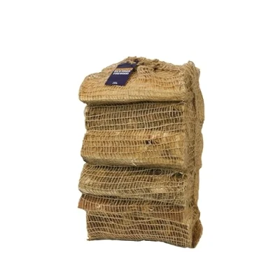 Image of Ecoblaze Kiln Dried Hardwood Firewood Logs 19L Eco Fuel Ready to Burn for Wood Burners, Pizza Oven, Open Fires, Fire Pits, Campfires &amp; More Under 20% Sturdy Nets