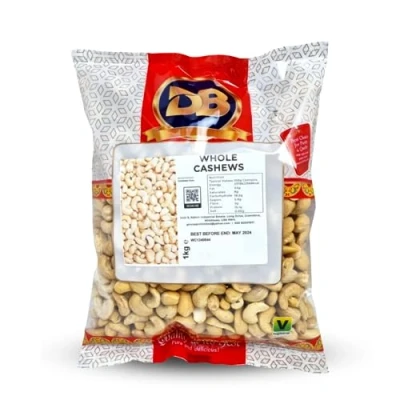 Image of Cashew Nuts 1KG Whole Foods Unsalted Raw Bulk Nut Perfect For Making Protein Powder &amp; Butter, Milk