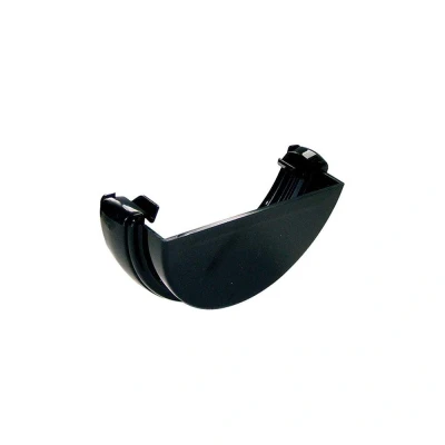 Image of FloPlast 112mm Round External Stop End Black