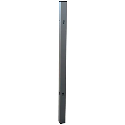 Image of Nobo 1915557 Premium Plus Clear PVC Protective Desk Divider Screen Leg