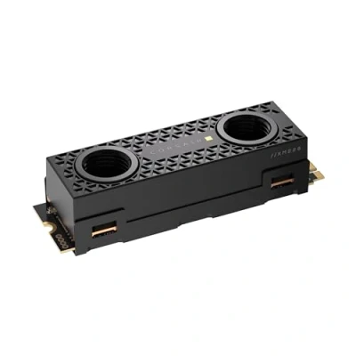 Image of Corsair MP700 PRO Hydro X Series 2TB M.2 PCIe Gen5 x4 NVMe 2.0 SSD 2280 Up to 12,400MB/sec Sequential Read High Density TLC NAND Pre installed Water Block Black