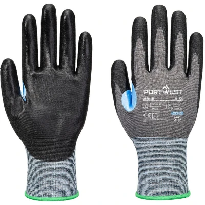 Image of Portwest CS Cut D21 PU Glove Grey/Black XL
