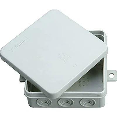 Image of Kopp 348804003 surface mounted junction box for wet room, without terminal block, IP 54, 100 mm x 40